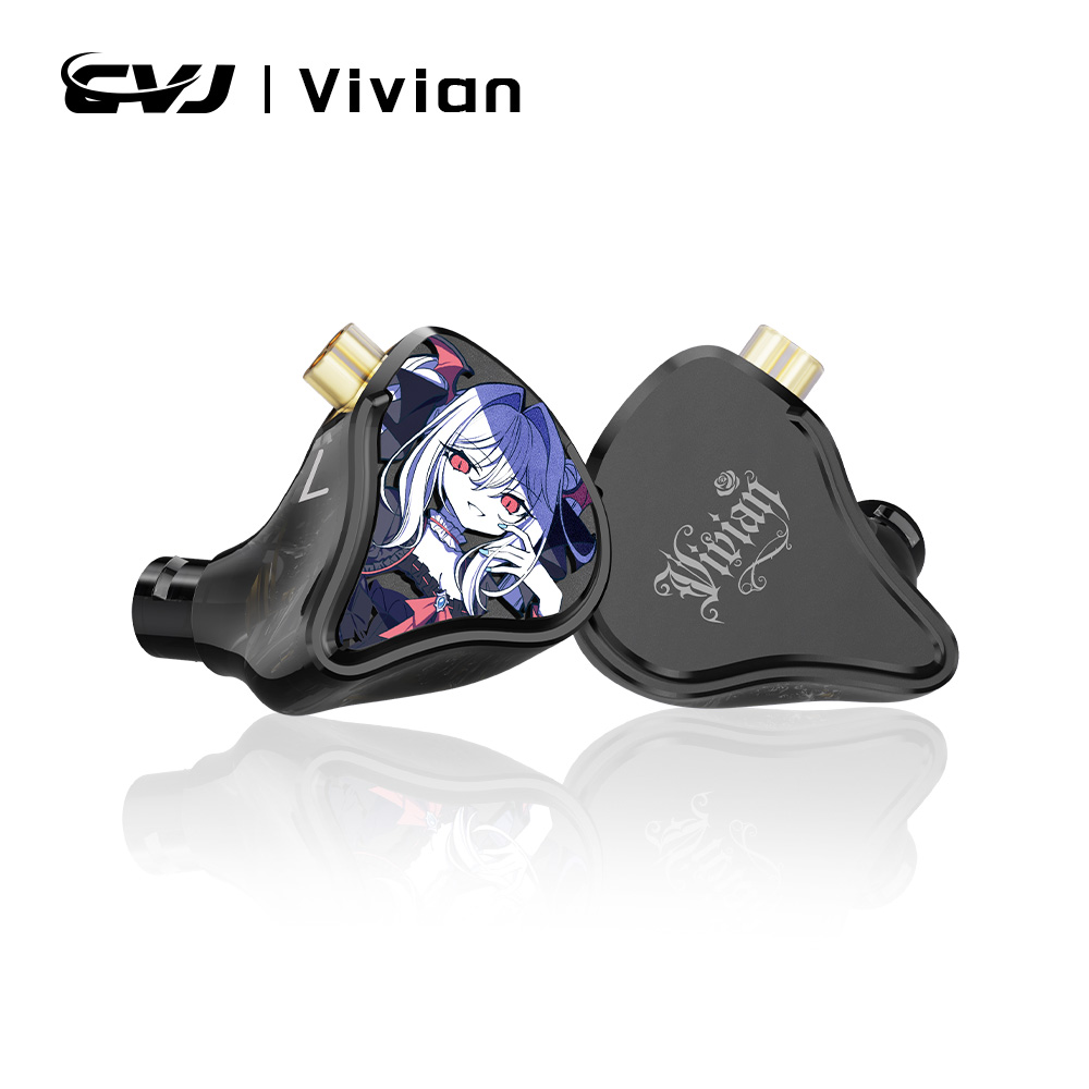 Audiophile Headphone Wired - CVJ Vivian In-Ear Monitor Earphones 10mm