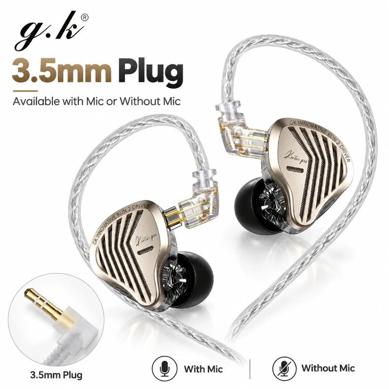 Audiophile Headphone Wired - GK KUNTEN PRO KUN 2 Driver