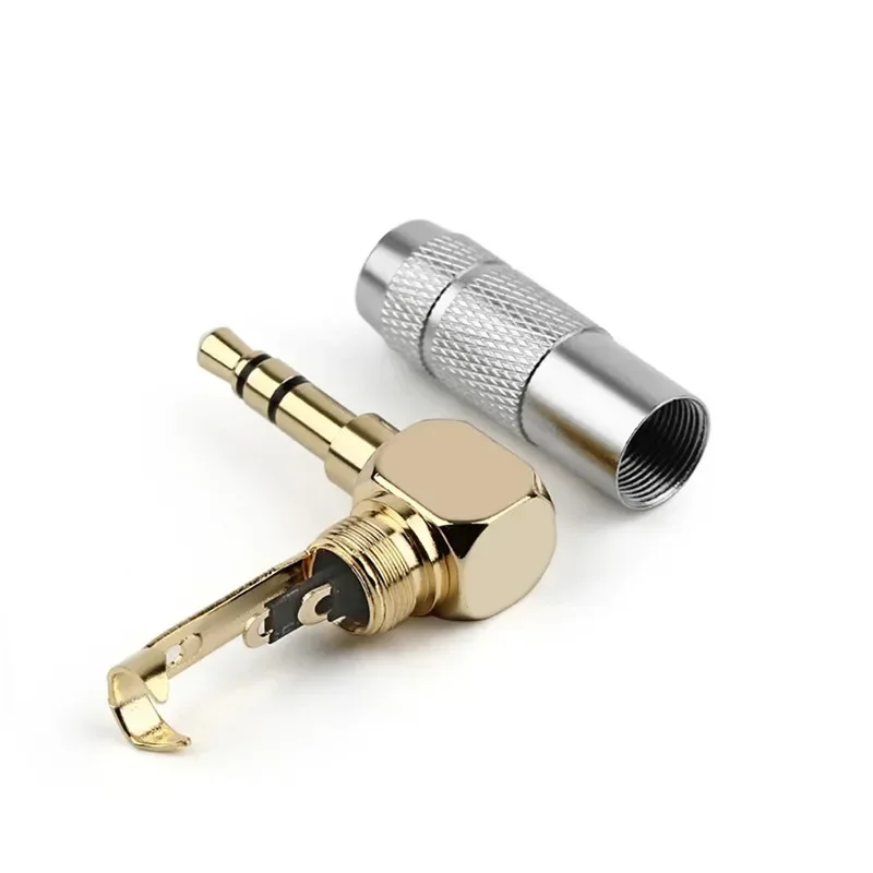 Jack 3.5 MM 90 Degree 1/8' 3 P - Audiophile Headphone Wired review and price