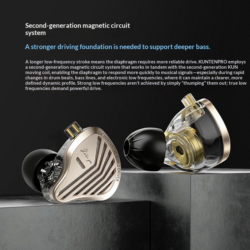 In-Stock Gk Kunten Pro Hifi In - Audiophile Headphone Wired review and price