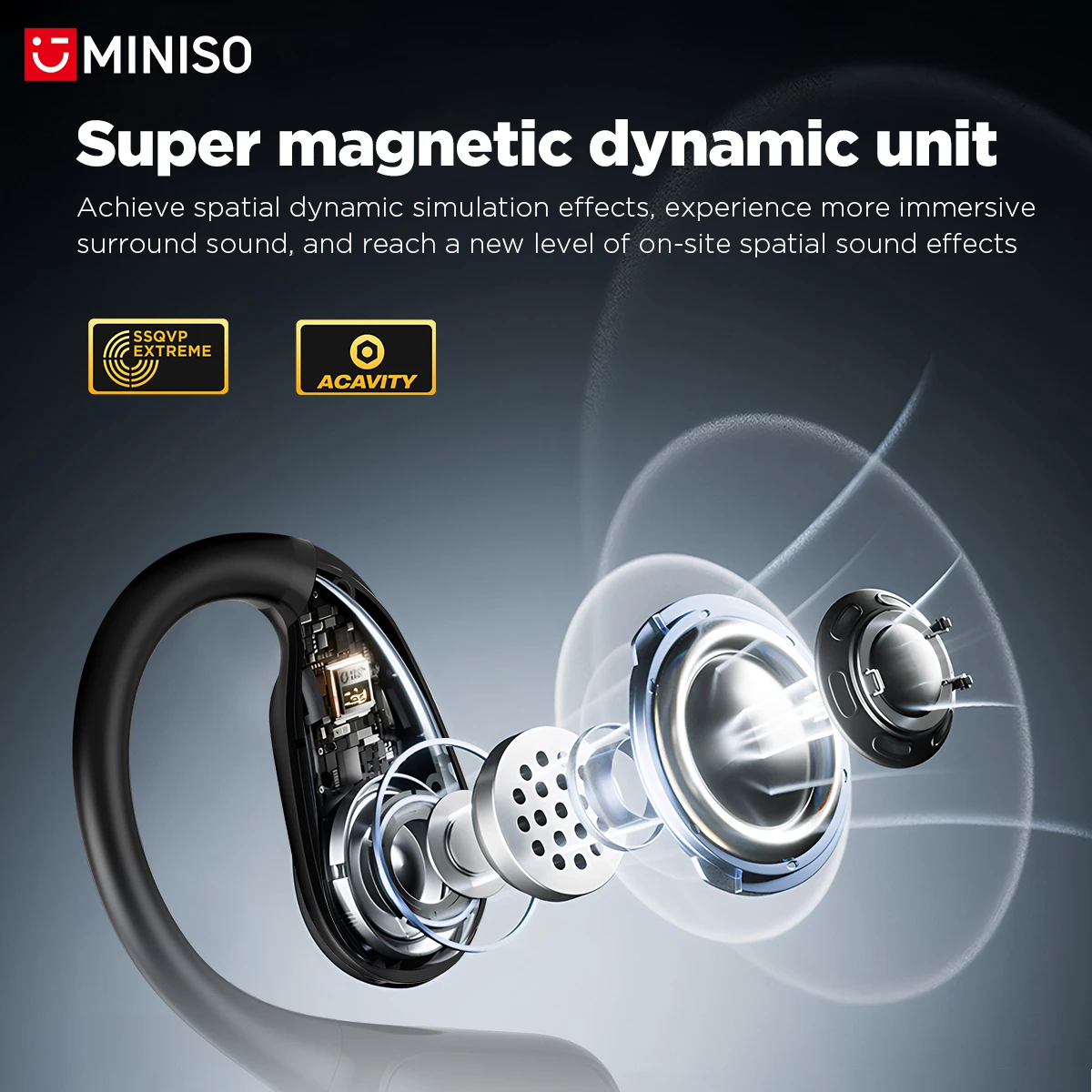 MINISO MS190 Real Time AI Voic - Bluetooth Headset On Ear review and price