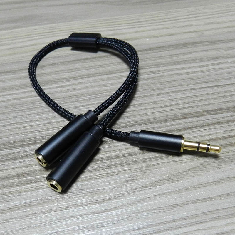 3.5mm Audio Splitter Y Jack 1  - Earphone Splitter Jack review and price