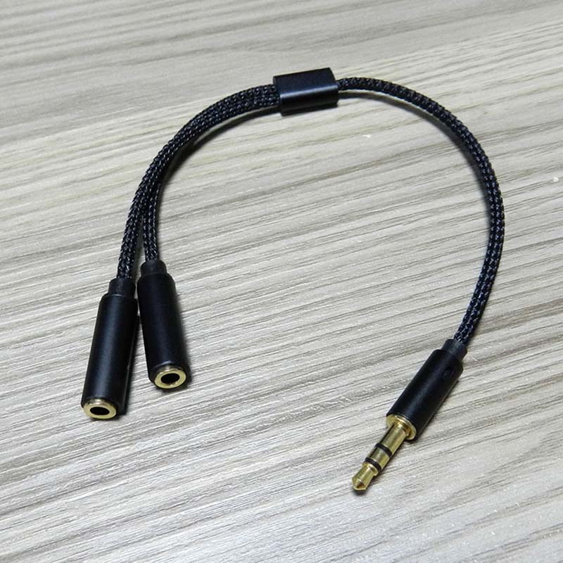 3.5mm Audio Splitter Y Jack 1  - Earphone Splitter Jack review and price