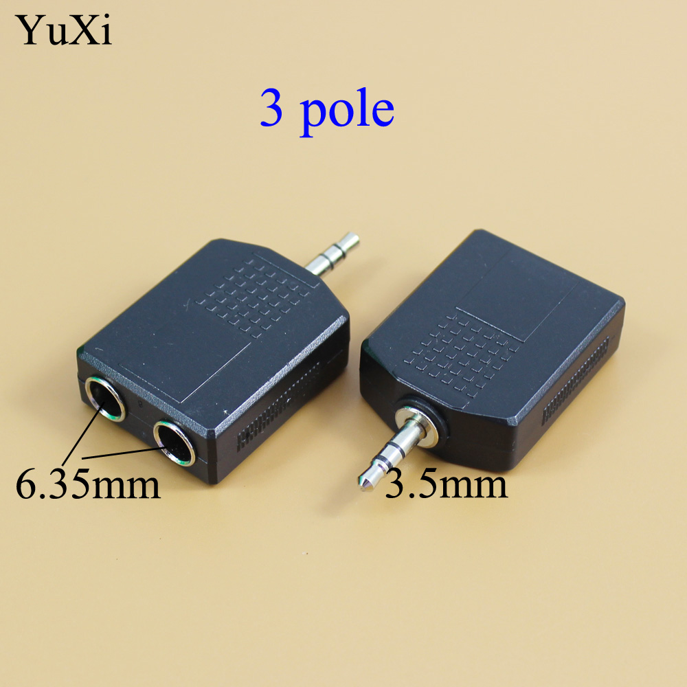 3.5mm/6.35 Female To 2 RCA Mal - Earphone Splitter Jack review and price